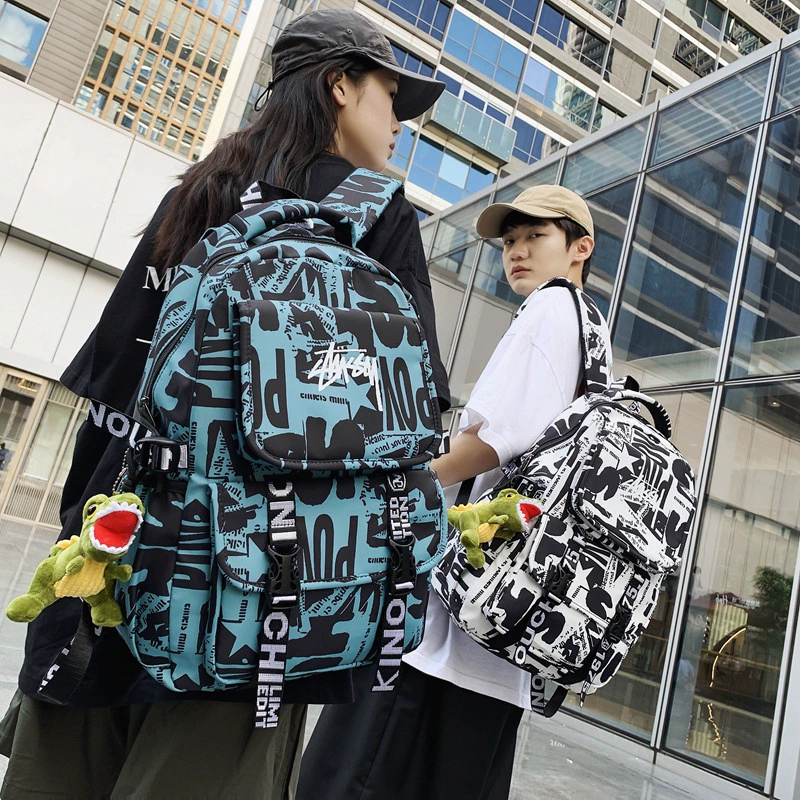 Capacious backpack, universal waterproof bag for leisure for elementary school students, for secondary school, for students