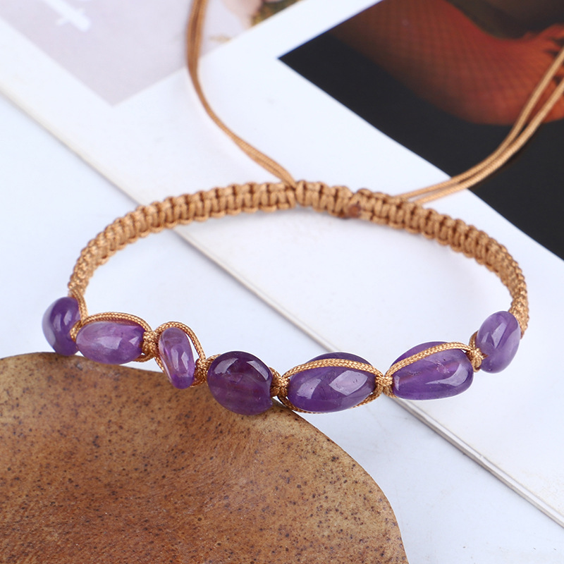 1 Piece Bohemian Geometric Natural Stone Rope Women's Bracelets display picture 3