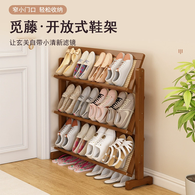 Узкая стейная стойка для обуви для домашнего использования