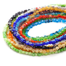 45颗千花琉璃花朵散珠子 手工diy自制项链手链耳饰品配件厂家直销