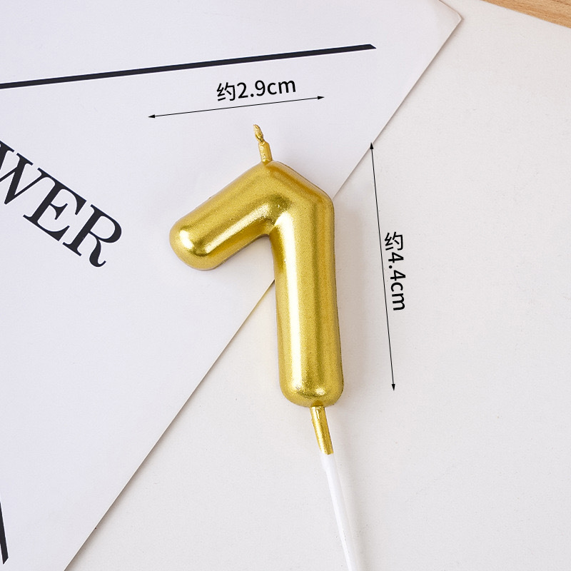 Una variedad de velas digitales transfronterizas, pastel de cumpleaños, oro, color dorado, color caramelo, corona de mariposa, vela digital