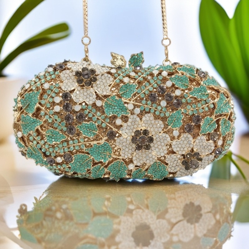 Crystal Clutch Bag Cross-border Diamond Embrague Bags for Dinner Bags for Dinner Bags