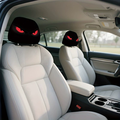Universal seat cover – Cross-Border Hot-Selling Universal Cover - red-devil-eye-pattern-double-sided-printing-2-pack