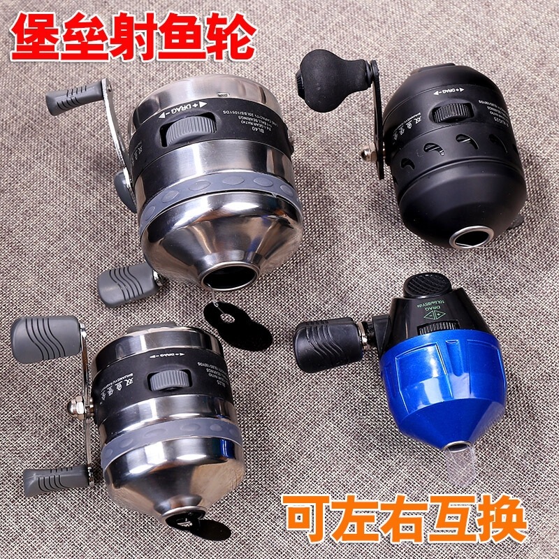 Fish Dart, Fishing Wheel Fish Dart Shooting Wheel Fish Shooting Gear Built-in Fishing Wheel Header Slingshot Fish Dart Fishing Wheel