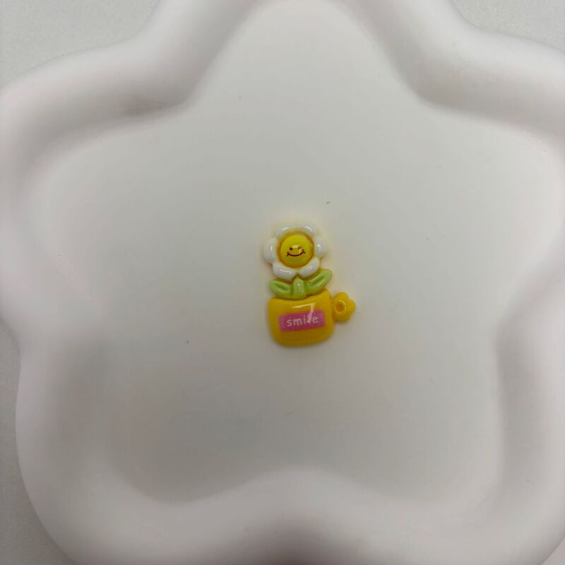 漫画ひまわりサボテン装飾品材料 diy クリーム接着剤ヘアロープヘアピン携帯電話ケース装飾品樹脂アクセサリー|undefined