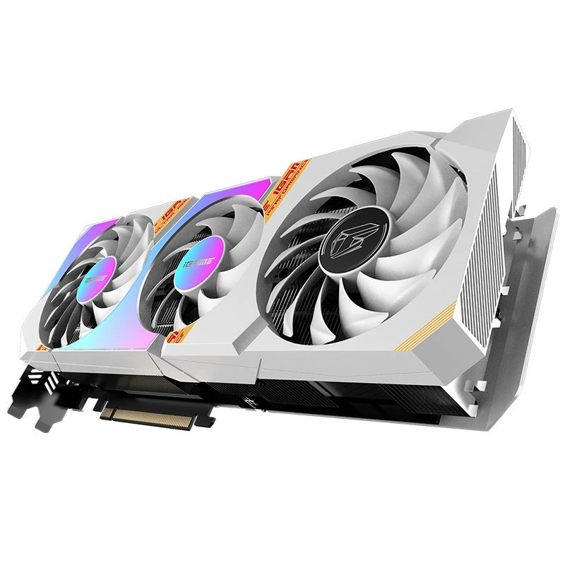 Видеокарта (iGame) RTX 3060 Ultra W OC 12G LHR, трёхвентиляторная белая, дискретная для ПК