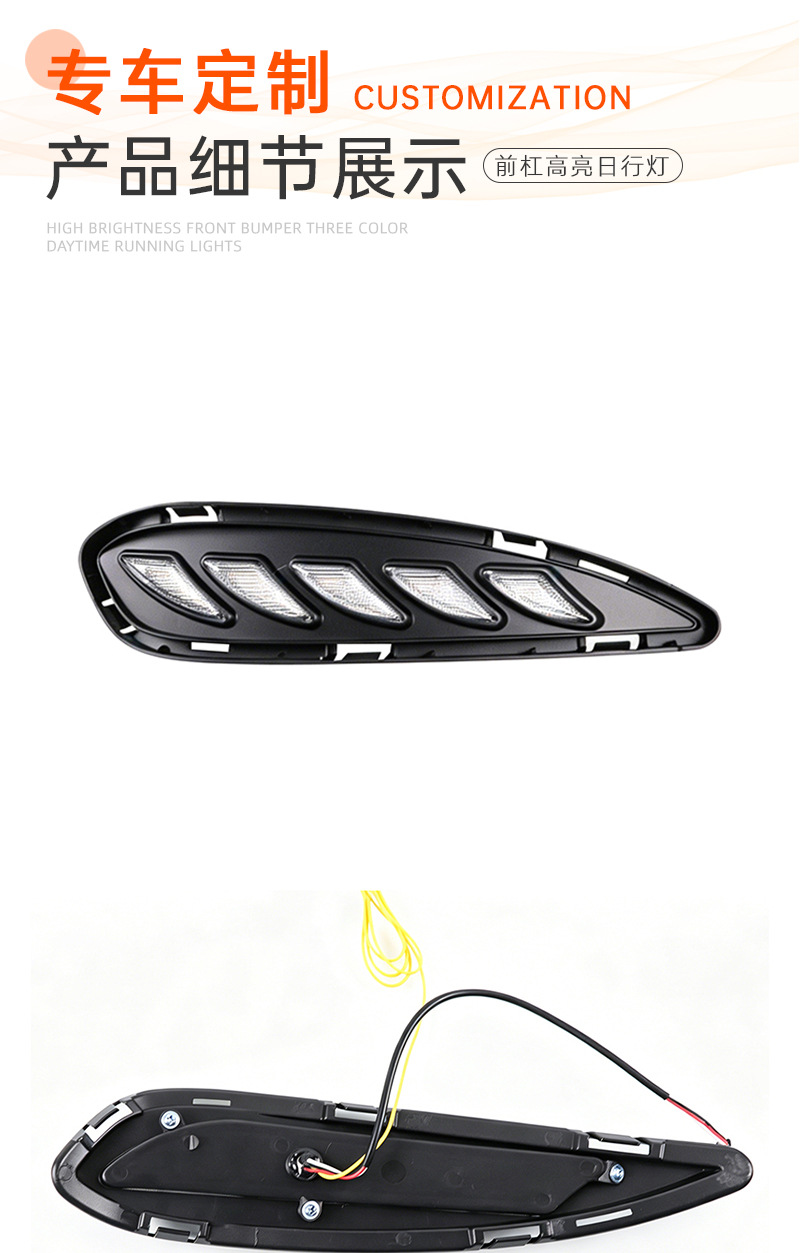 Suitable for 21-22 model ORA Good Cat daytime running lights, modified special LED daytime running lights with flowing turn signals
