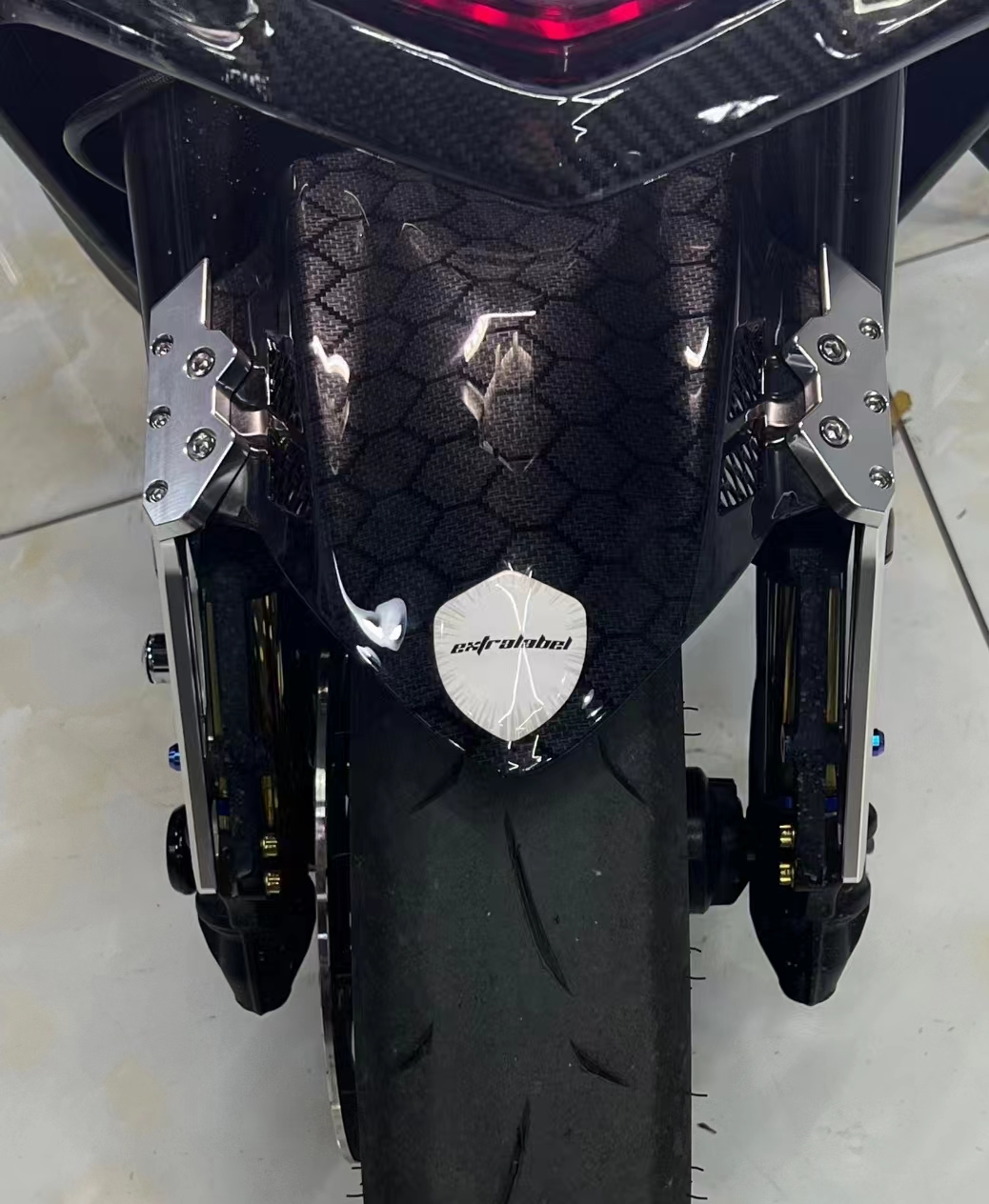 Front Mudguard for Ninebot E80C/E125/E200P/MMAX/M95C Niu N1S/NGT Carbon Fiber Mudguard