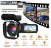 Black wide-angle lens, microphone