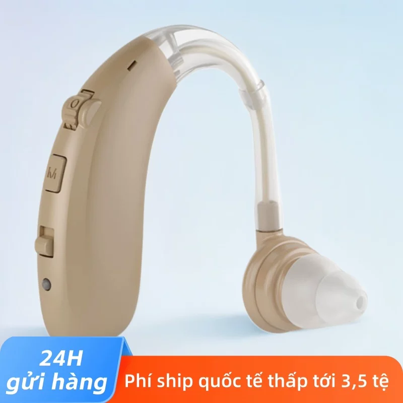 Máy Trợ Thính English cross -border USB charging hearing aid ear back noise reduction (non -Bluetooth)