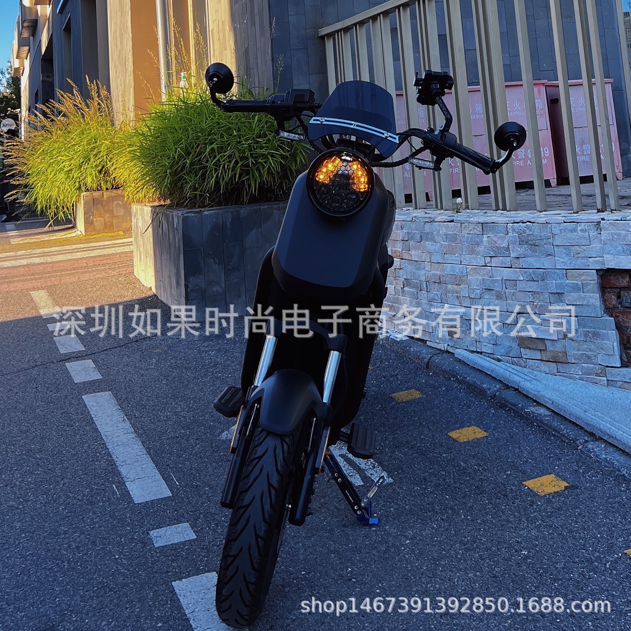 Factory Direct Sales Motorcycle Cnc Curved Rod Rearview Mirror All-Aluminum Cherry Round Motorcycle Reflector Retro Rearview Mirror