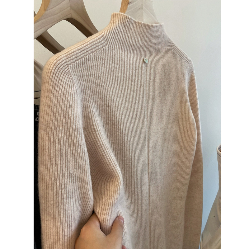 Demi-season woolen long-sleeve