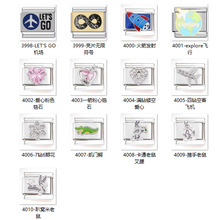 欧洲度假配饰DIY手串 意大利模块手链9MM Italian charm bracelet