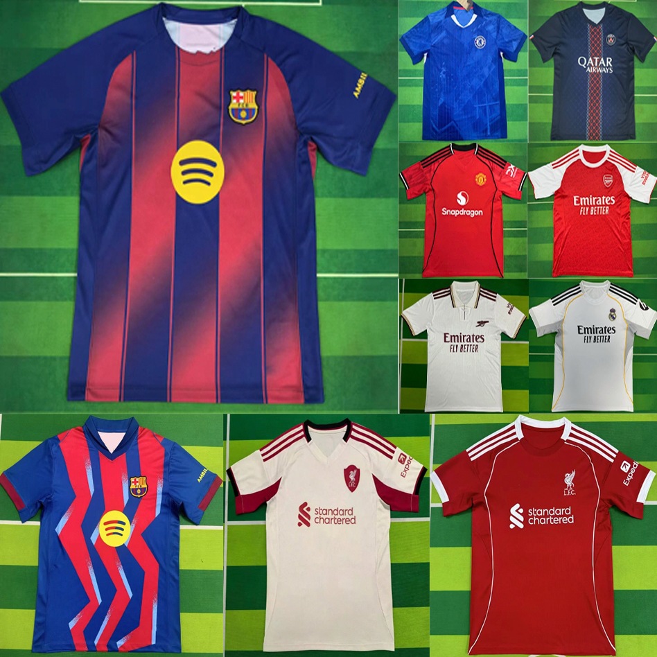 2526赛季阿森纳球衣足球训练服切尔西多特国米迈阿密巴黎一件代发