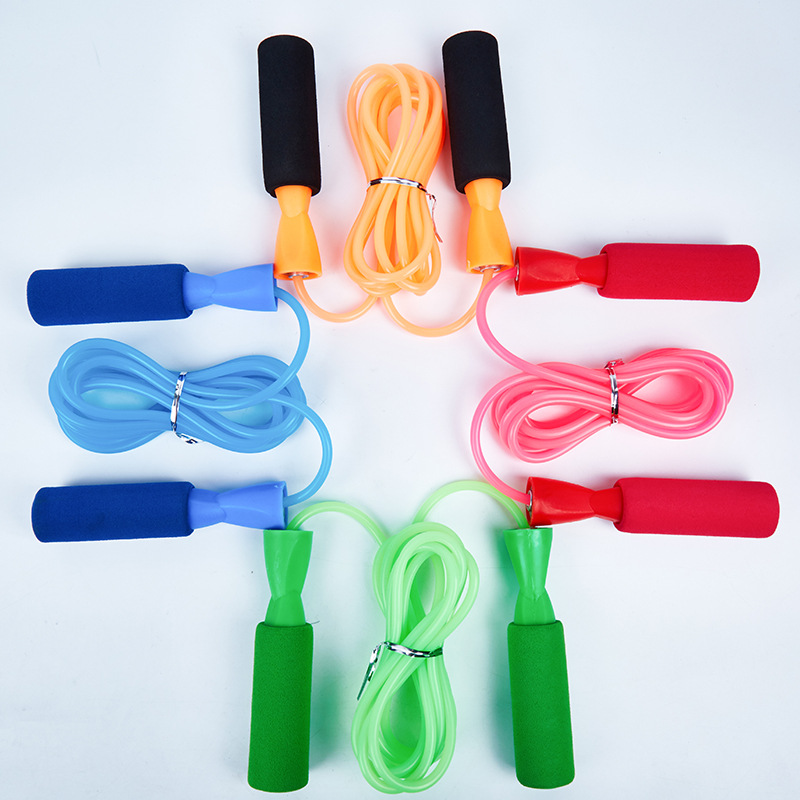 6223 suministro directo de fábrica rodamiento saltar cuerda deportes Examen de entrenamiento saltar cuerda cómodo esponja agarre competencia fitness saltar cuerda