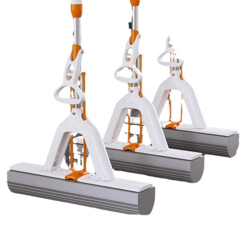 Water-absorbent mop home rubber sponge mop lazy cloth sponge mop no need to wash foldable one-time-use ultra-soft mop head