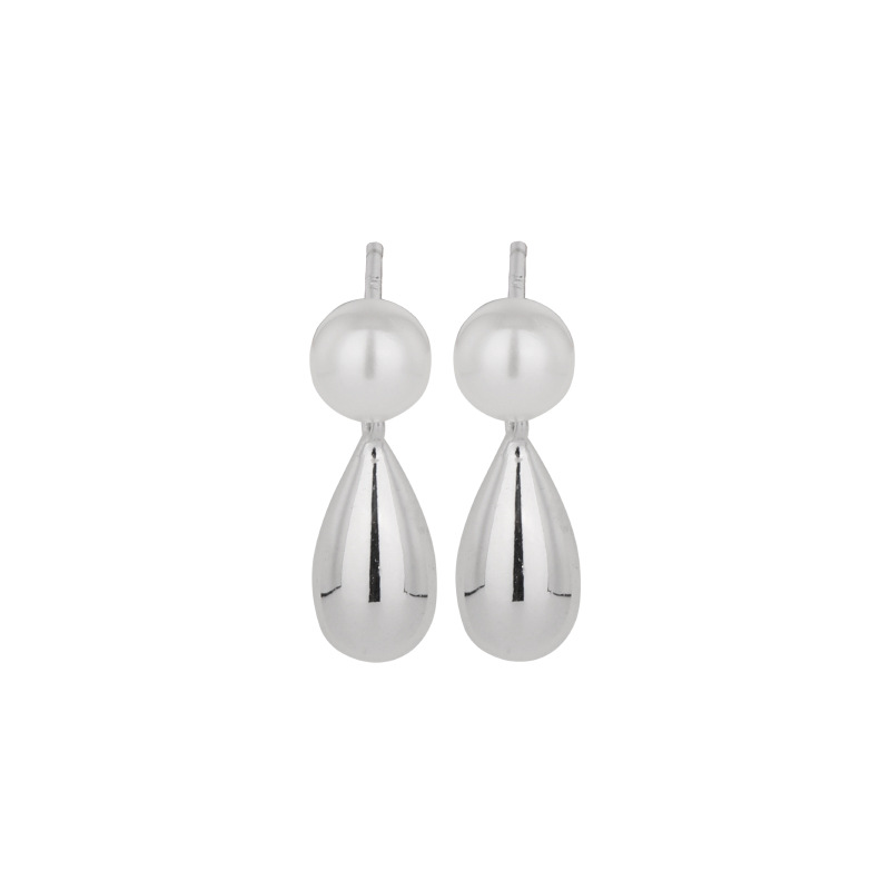 925 plata esterlina gota perla pendientes 2023 nuevos pendientes nicho diseño moda temperamento pendientes de gama alta para las mujeres
