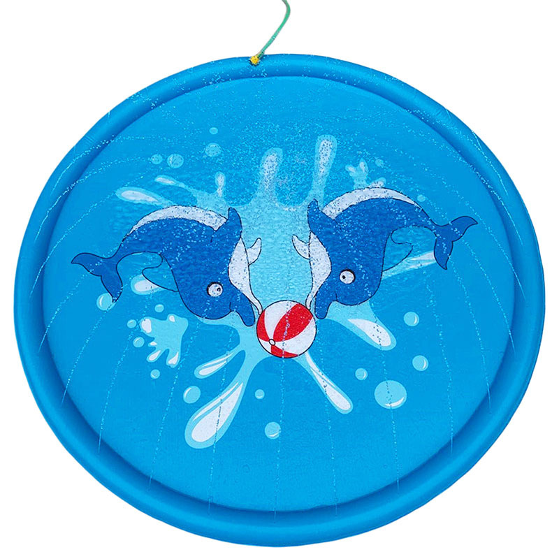 Transfronterizo en Stock juego de agua al aire libre para niños estera de rociado de agua estera de rociadores redondos inflables de PVC estera a prueba de salpicaduras al por mayor