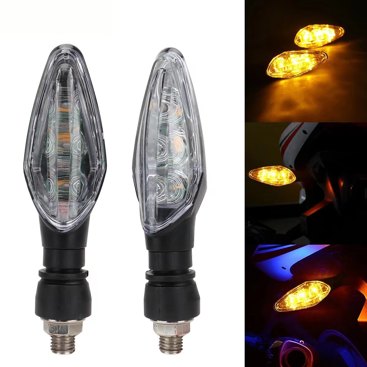 Suitable for Motorcycle Lights, Led Turn Signals, Electric Vehicle Turn Signals, Side Lights, Yellow Light Modification