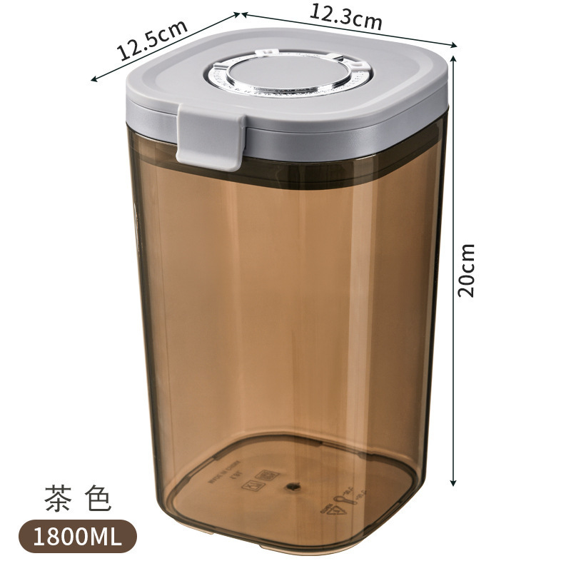 家庭用一体型密封缶食品缶保存缶麺箱穀物キッチンスナック防湿保存|undefined