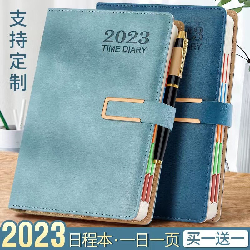2023 calendar book fashion business notepad printed logo monthly plan notebook weekly plan notebook wholesale notebook