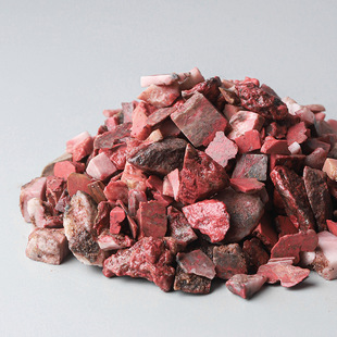 Colored Stone, Gravel, Jewelry Ornaments, Red Stone Fragments Ornaments, Fish Tank Stone Potted Plant Decoration