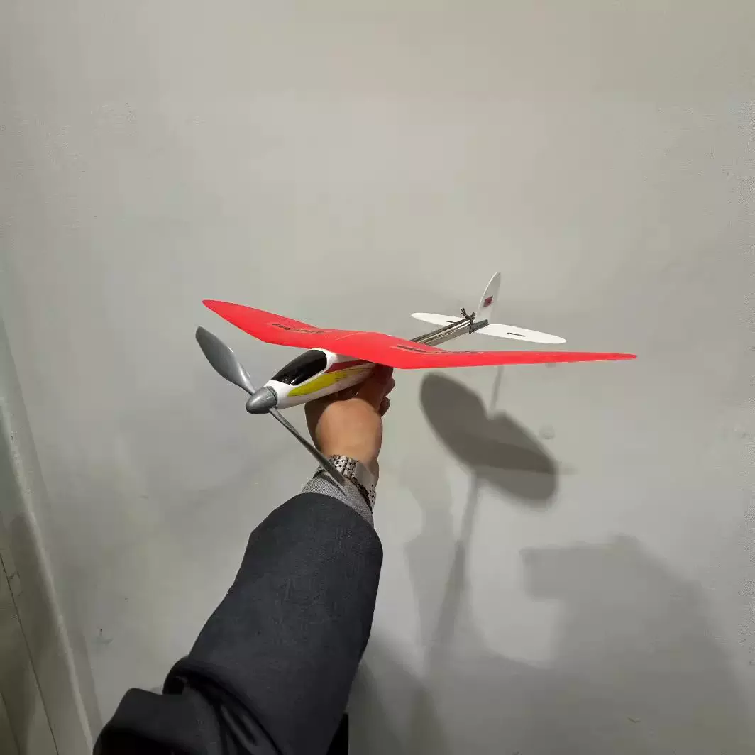 中小学航空航天飞机模型 橡筋模型飞机手掷 橡筋动力滑翔机