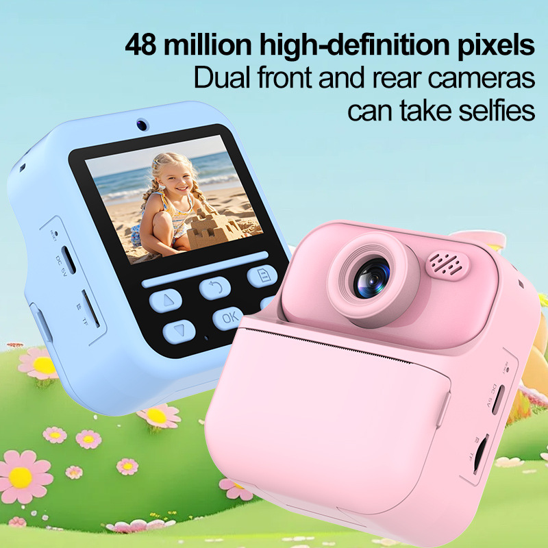 Nueva cámara digital para niños Polaroid Cross-border S1 Mini bolsillo para niños con impresión HD Regalo de cámara