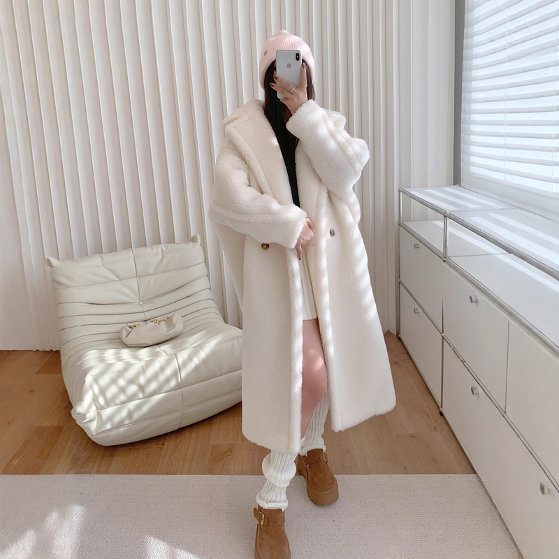 2025 New Model m Brand Cream White Teddy Bear Coat for Women, Alpaca Fur Oversized Mid-Length Coat 2025 New Model m Brand Cream White Teddy Bear Coat for Women, Alpaca Fur Oversized Mid-Length Coat