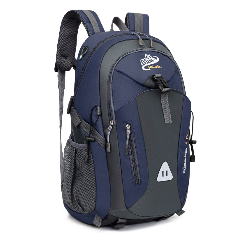 Dark Blue + [Reflective + Chest Button] Embroidery Thread 40L