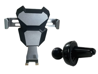 Car phone holder: clip universal gravity navigation snap-on - silver-king-kong-bracket-eagle-mouth-clip