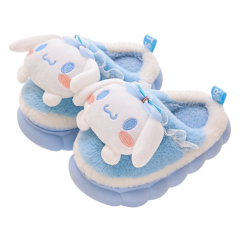 Новые осенне-зимние детские хлопковые тапочки для мальчиков и девочек домашние милые Мультяшные тапочки для девочек Детские хлопковые тапочки
