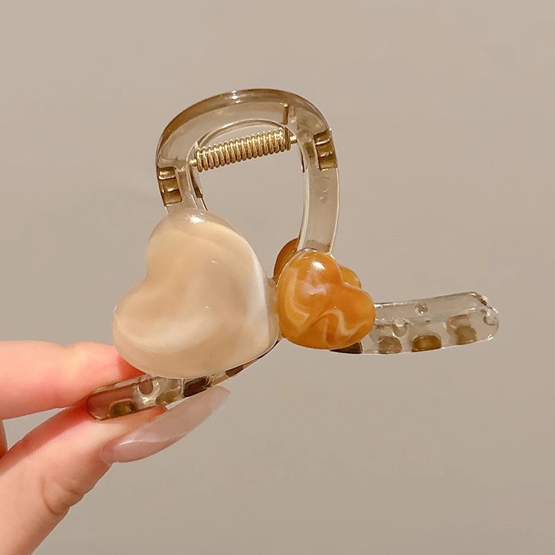 Pinzas para el cabello coreanas exquisitas y de alta gama para mujer, versátiles para peinados recogidos en la parte posterior de la cabeza, pinzas de tiburón, tamaño extragrande para cabello grueso, pinzas de garra, horquillas.