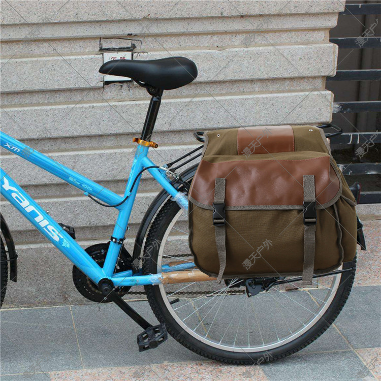 Amazon AliExpress mejorada bicicleta trasera bolsa de transporte bicicleta de montaña estante trasero bolsa de asiento trasero