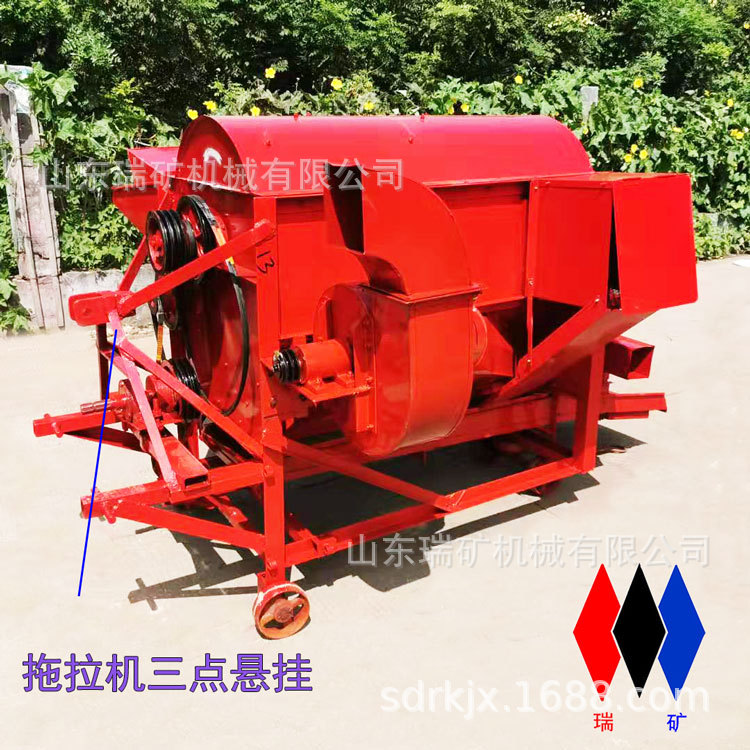 稻麦脱粒机谷子脱皮机脱粒机黄豆大豆电动脱粒机小麦稻麦打粒机