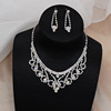 Wedding dress for bride, necklace and earrings, set, 2 piece set, wholesale