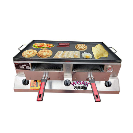 Wholesale Tongguan meat sandwich stove pancake stove gas stall commercial oven fire stove White Jifu filling cake