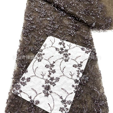 Tejido de encaje de bordado de cuentas 3D Gaoding moda del sudeste asiático anfitrión vestido de baile tela de mitzvah
