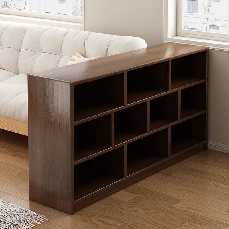 Bookshelf Rack Floor-Standing Storage Grids Cabinet Living Room Display Cabinet Storage Cabinet Sofa Side Cabinet Bedside Low Bookcase