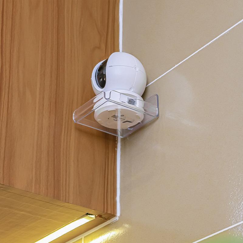 ルータの物置棚の多機能の壁の穴を開けないスタンドの壁掛け式のカメラの壁の客間の監視ブラケット|undefined