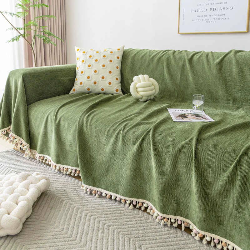 Елочка узор диван полотенце Чехол Ткань Диван Подушка четыре сезона Универсальный водонепроницаемый полный Чехол Диван Чехол Синель Подушка сиденья