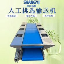 手选带式输送机带速双层手选皮带机多层人工挑选平台可连接生产线