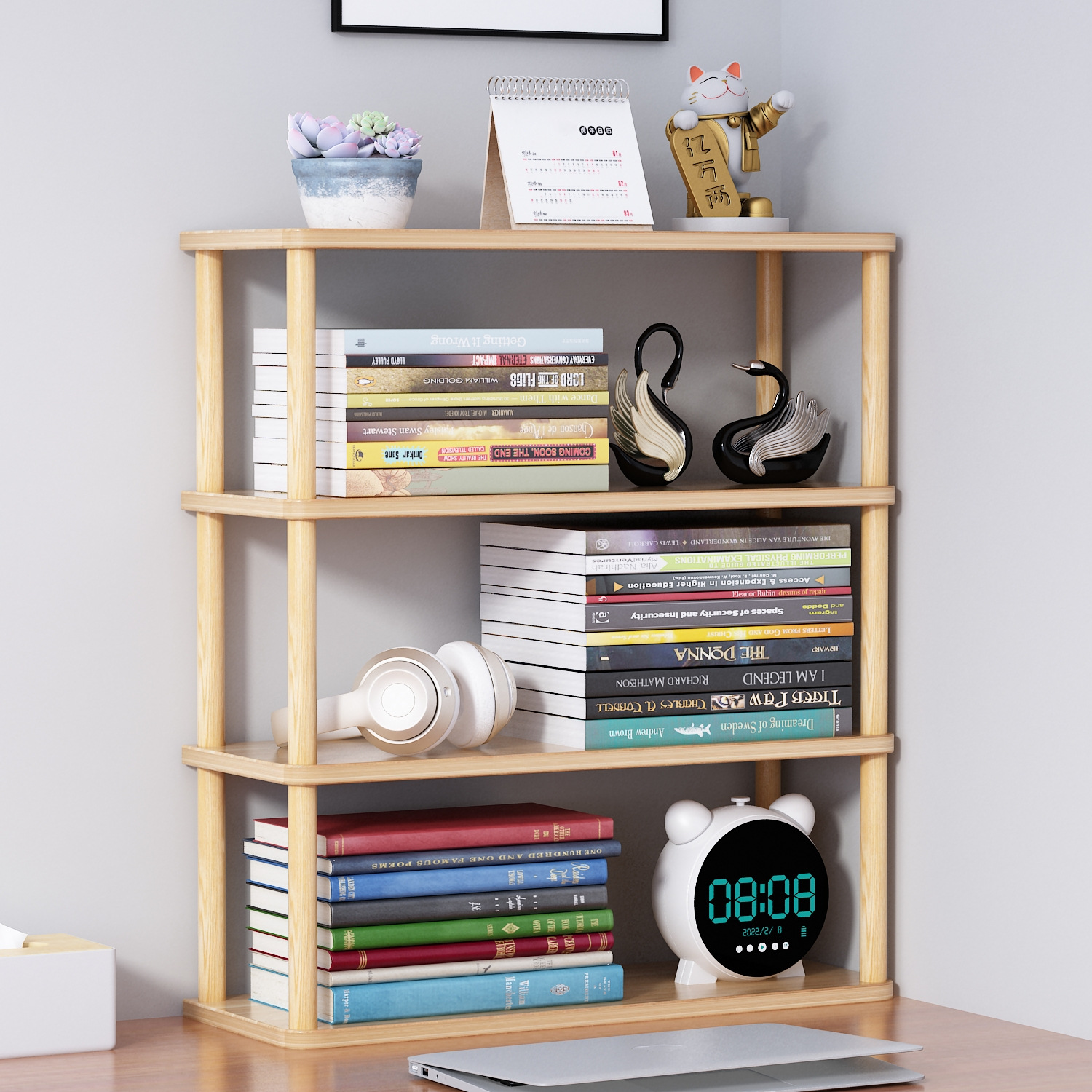 Simple bookshelf desktop storage shelf children's storage…