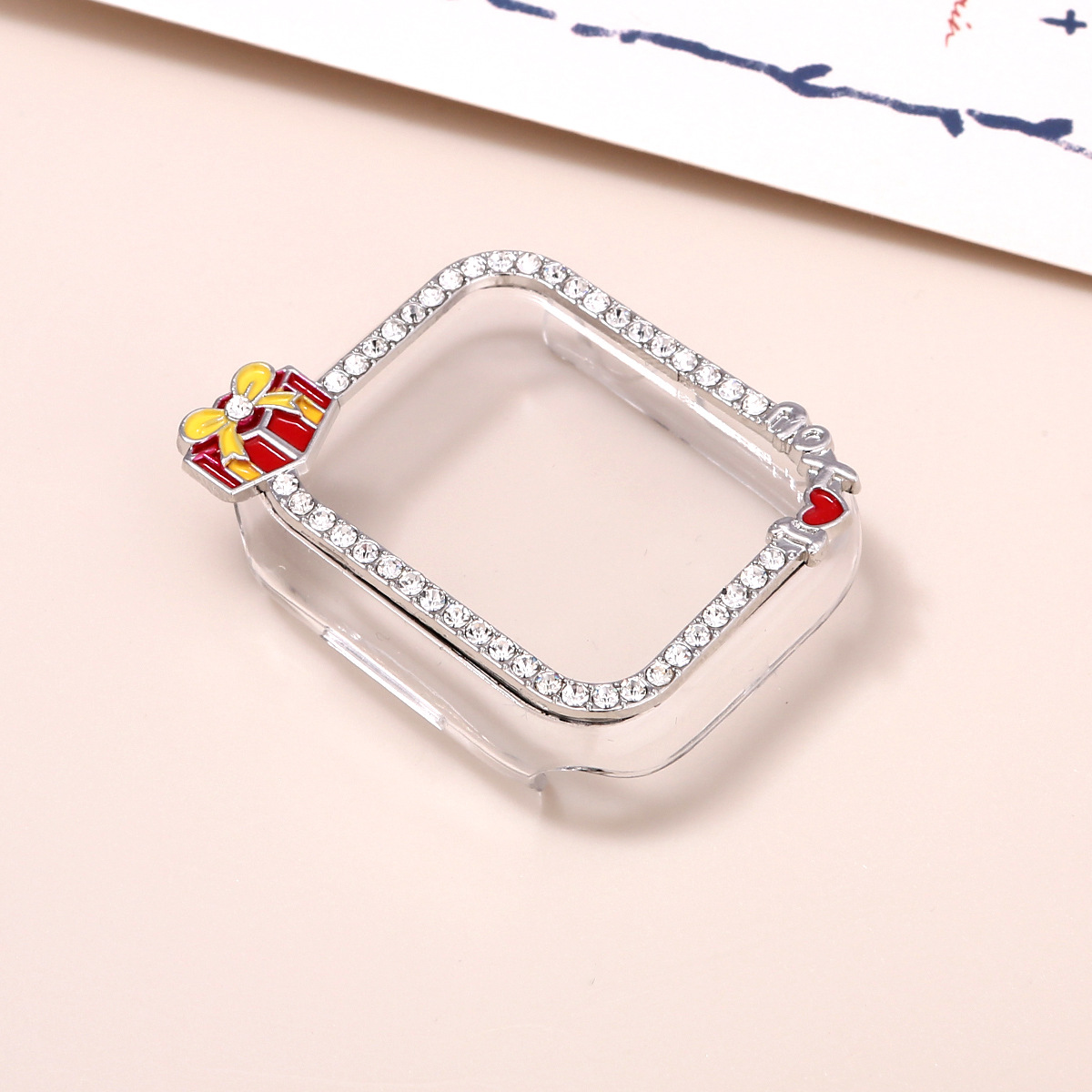 Diamond Metal Watch Strap For Apple Watch Series Se 5 6 7 8 9 Gift Box_voghion.com
