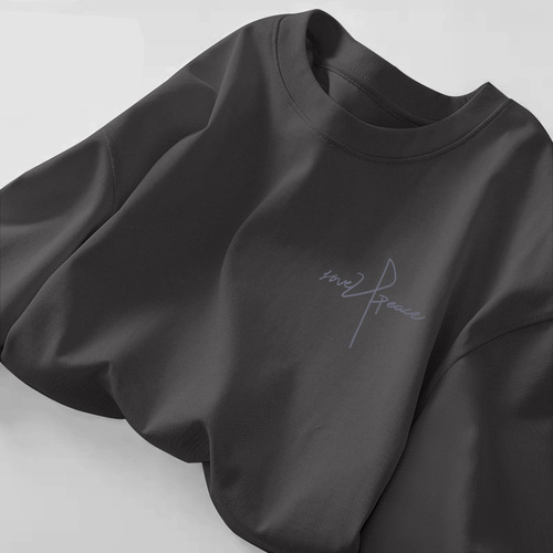 Men's Loose Long-Sleeve T-Shirt for Spring and Autumn, Streetwear Brand Basic Top, Youth White Underwear T-Shirt