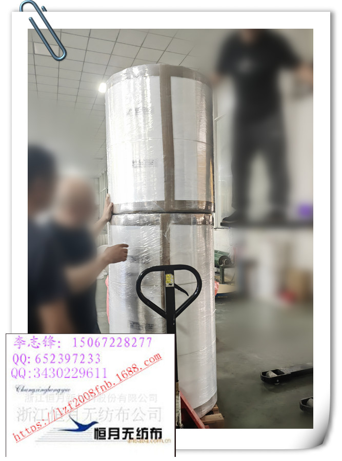 2025恒月ES热风双组份无纺布医用高透气卫生材料防水抗菌基布