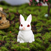 Cute jewelry, rabbit with clove mushrooms, flowerpot, decorations, micro landscape