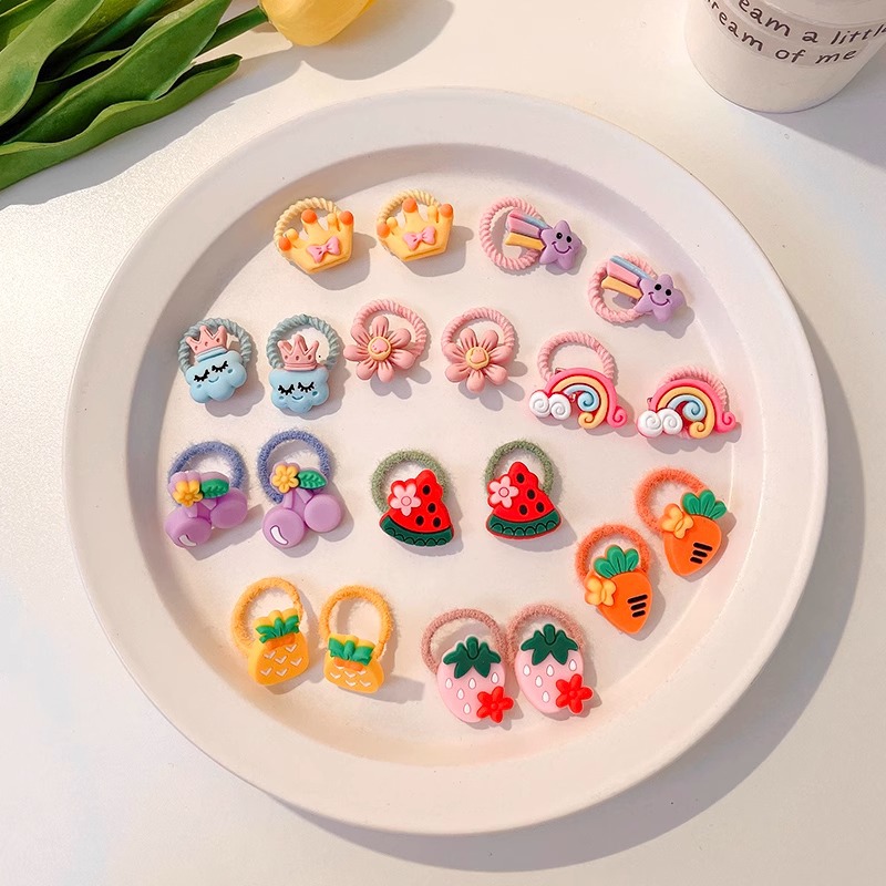 La cuerda del lazo del pelo del bebé la banda del pelo del pulgar de los niños tocado cuerda del pelo del bebé la niña no duele los accesorios del pelo de las muchachas de la banda de goma del pelo