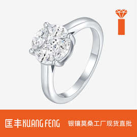 跨境新款纯银轻奢高级感女戒 925银戒指时尚设计感方形不规则指环