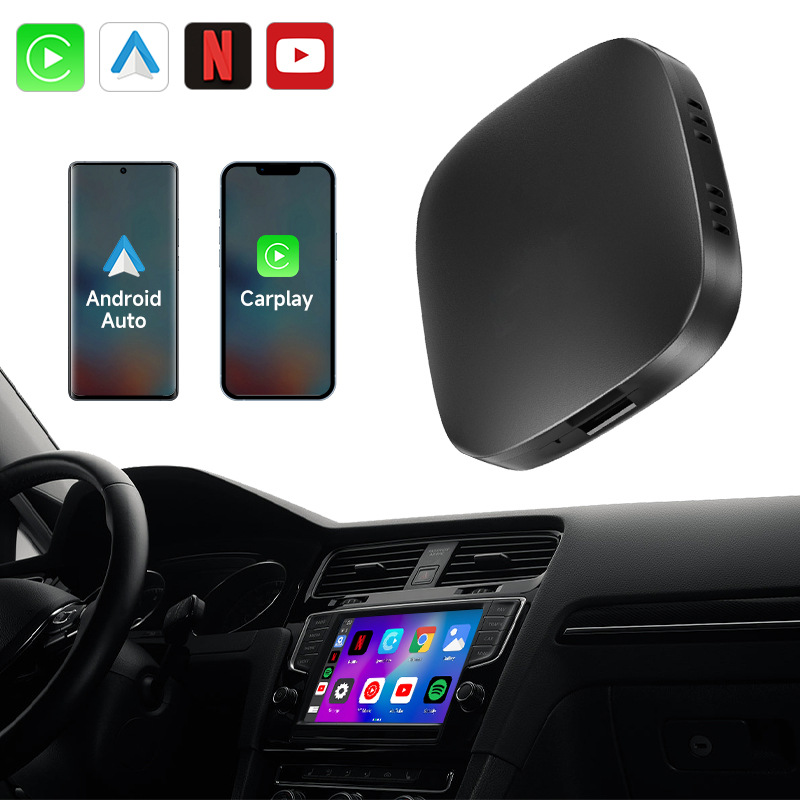 CarPlay qutisi simli simsiz avtomobil adapter aqlli Android Auto navigatsiya